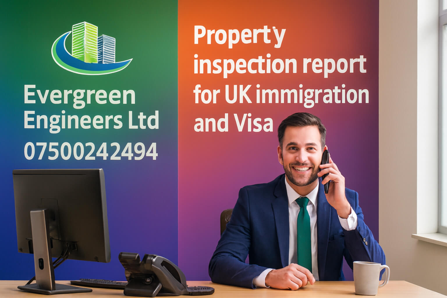Professional Property Inspection Report for UK Immigration and Visa Applications in Haringey, London, provided by Evergreen Engineers Ltd, for assessing accommodation suitability to prevent overcrowding.