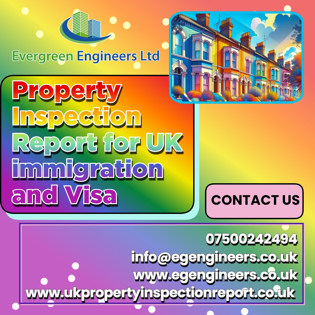 Property Inspection Report Reading for UK Immigration and Visa