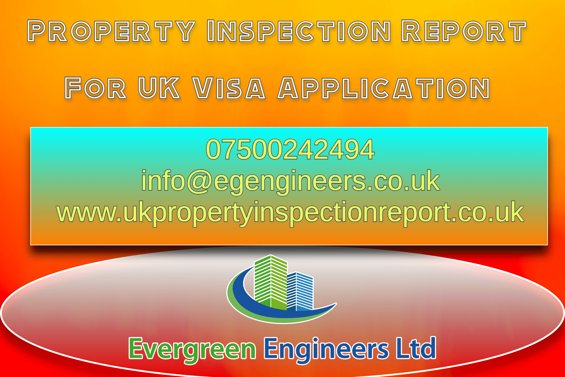 Property Inspection Report Redditch for UK visa application 